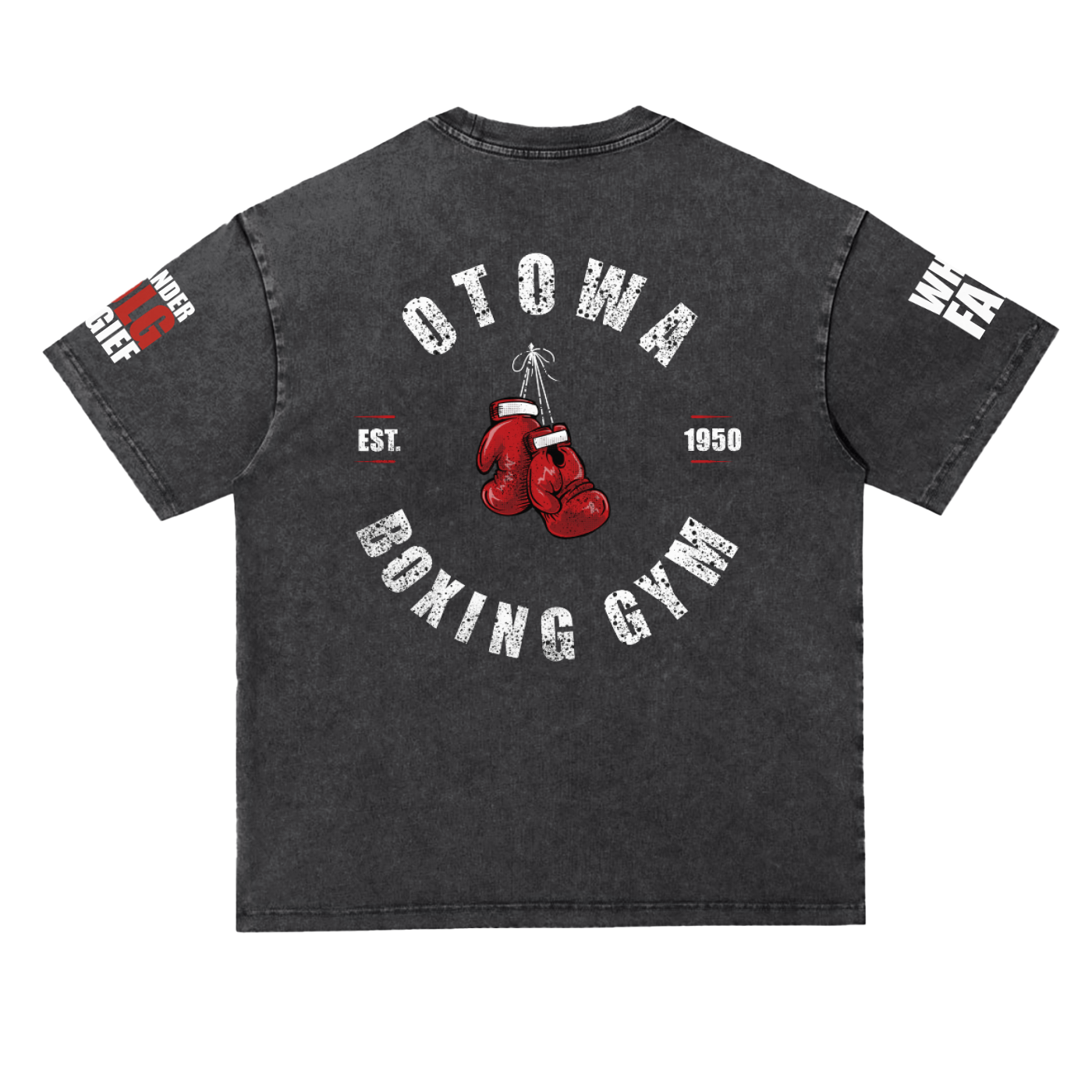 Volg Zangief Snow Washed Oversized Tee